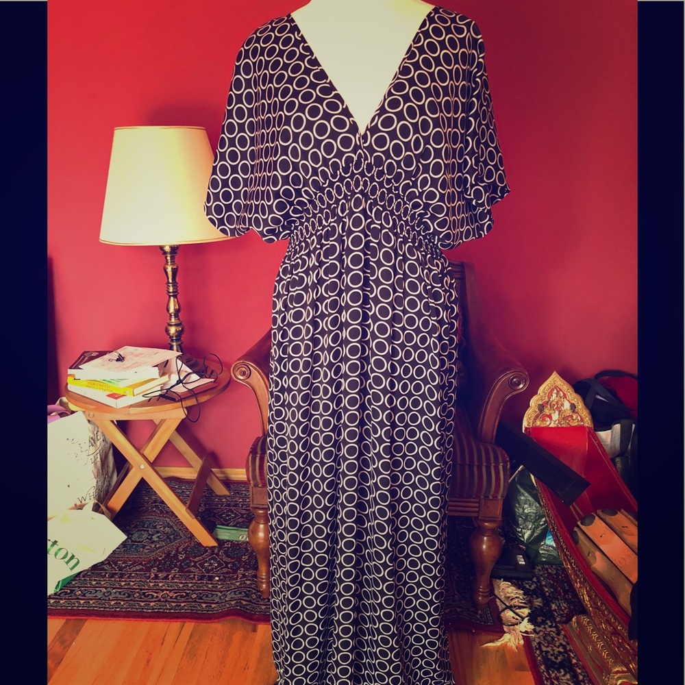 Michael Kors Summer Dress in Navy Blue